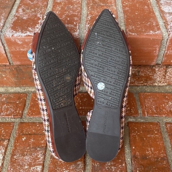 Alex Marie Clarabel Houndstooth d'Orsay Buckle Flats Women's Size 6 - Picture 8 of 8